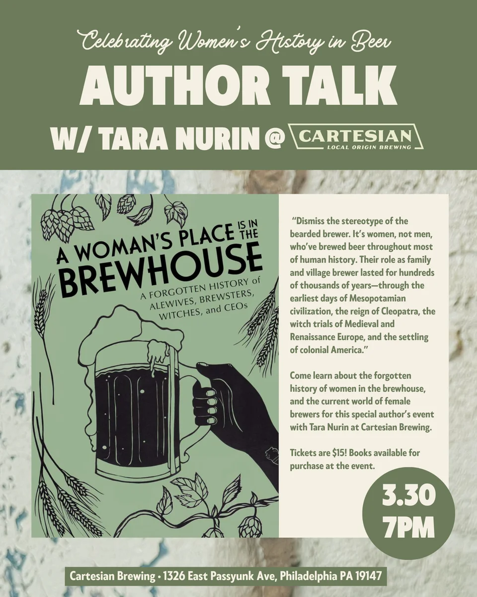 Celebrating Women in Beer • Author Talk with Tara Nurin